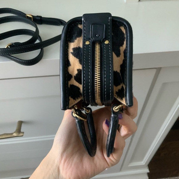 Coach Mini Bag in Black and Tan Animal Print - Picture 13 of 16